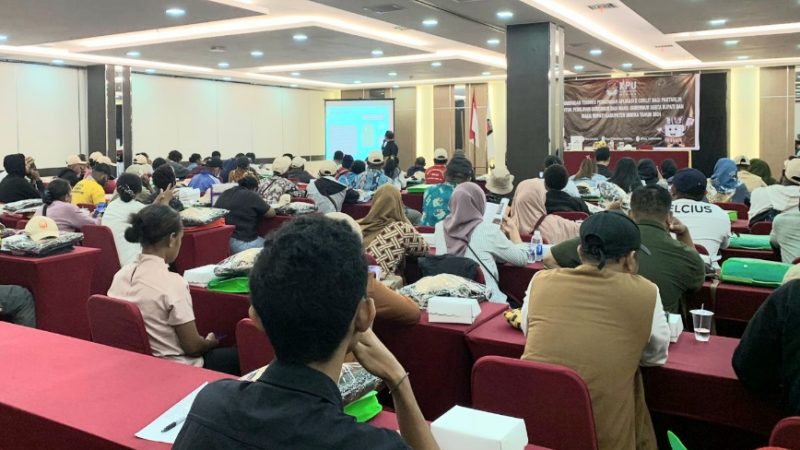 KPU Mimika Berikan Bimtek Pada Ratusan Petugas Pantarlih, PPS dan PPD