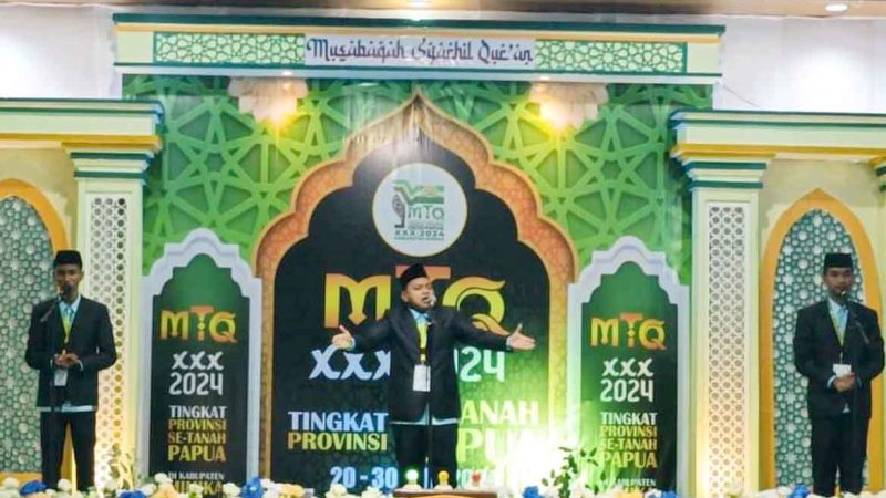 Perlombaan MTQ XXX Tingkat Provinsi se-Tanah Papua di Timika Hari Pertama Berjalan Lancar