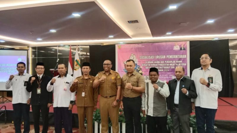 Pemkab Mimika Sosialisasikan Urusan Pencatatan Nikah, Talak, Cerai dan Rujuk 