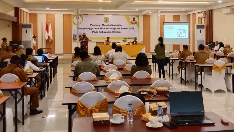 Pemkab Mimika Gelar Penilaian Mandiri Maturitas SPIP Terintegritas 2024