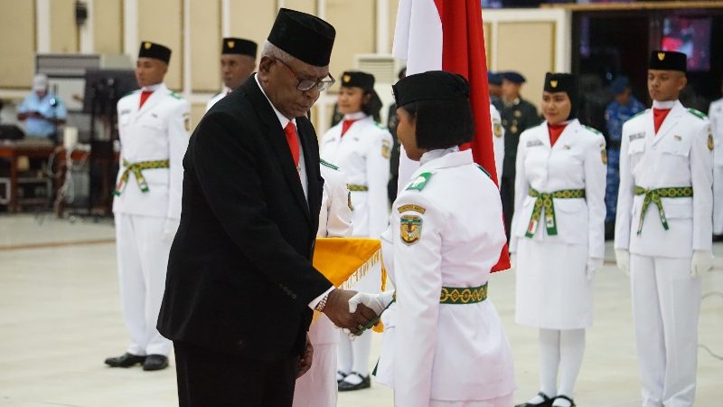 Paskibraka Kabupaten Mimika Tahun 2024 dikukuhkan