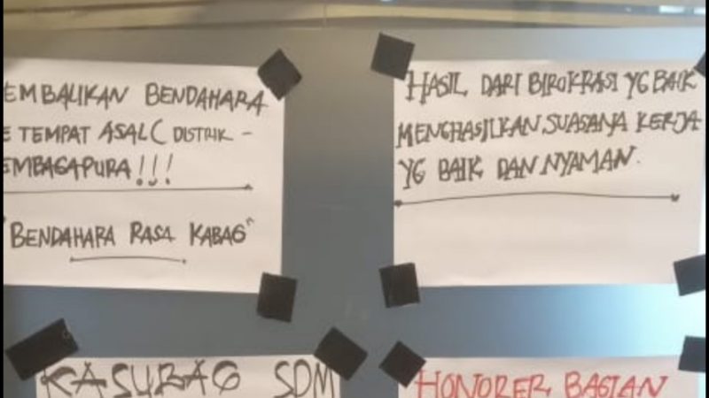Kantor Bagian SDM Dipalang, Berikut Tanggapan Bupati John Rettob