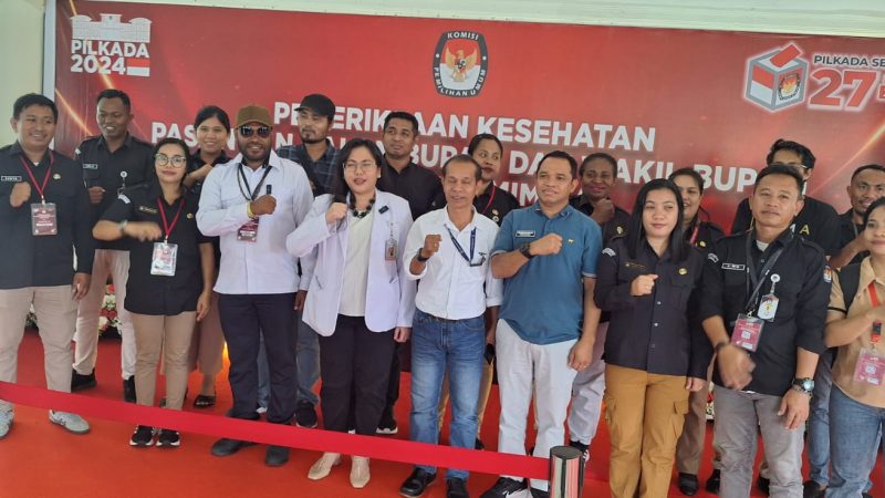 Tiga Pasangan Bakal Calon Bupati Mimika Telah Laksanakan Pemeriksaan Kesehatan