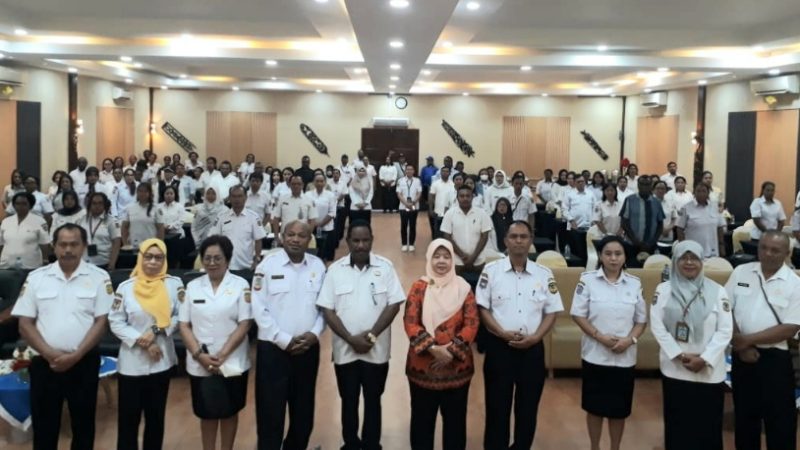 Hadirkan ANRI, Dinas Perpustakaan Mimika Gelar Sosialisasi Terkait Ini…!!! 