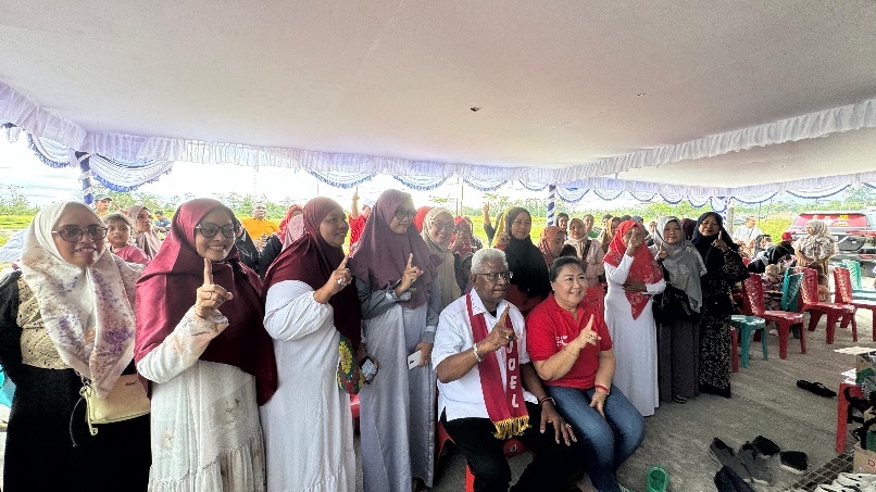 Pasangan JOEL Disambut Antusias Relawan Militan Pondok Amor