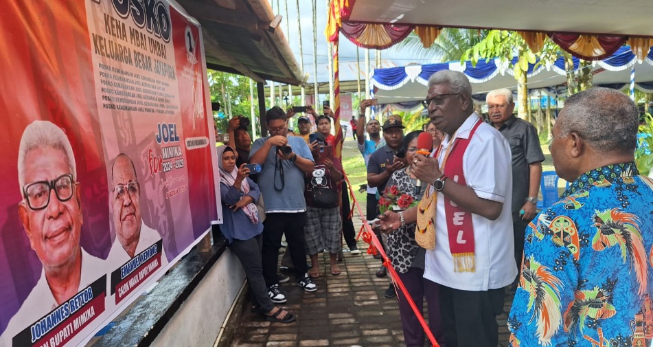 Keluarga Besar Jayapura di Mimika Siapkan Tujuh Posko Menangkan JOEL
