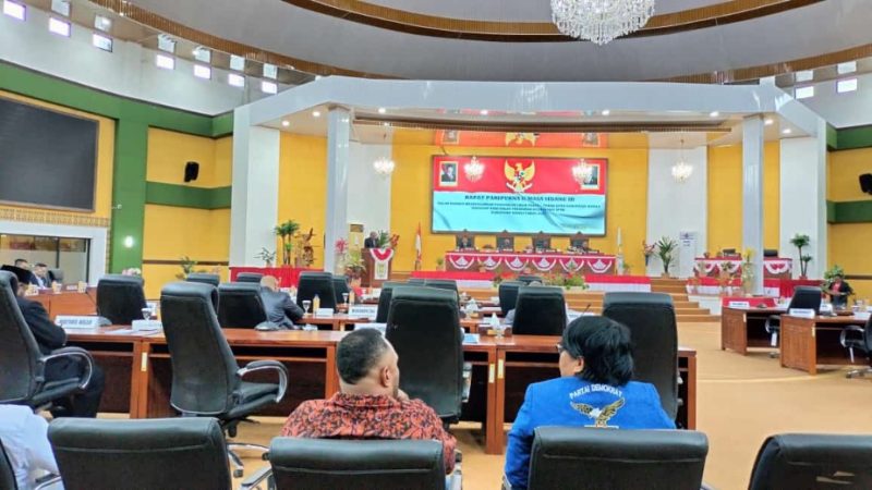 Berikut Pandangan Umum Fraksi-Fraksi DPRD Mimika Terhadap Ranperda Non APBD Tahun 2024