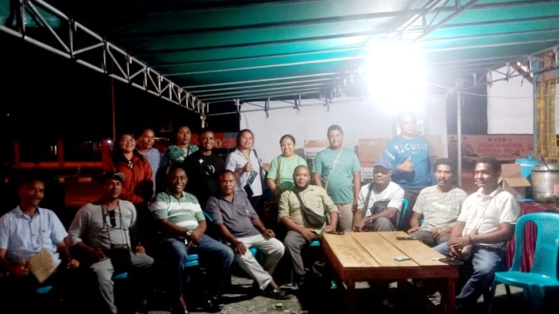 Peduli Korban Erupsi Gunung Lewo Tobi di NTT, Flobamora Mimika Galang Dana   