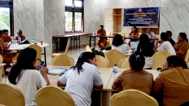 Setwan DPRD Mimika Gelar Konsultasi dan Koordinasi Tahap II Tentang JDIH Dengan Bagian Hukum Setda
