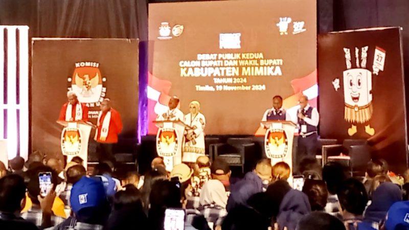 KPU Gelar Debat Publik Kedua Pilkada Mimika 