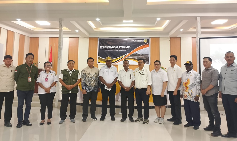 DLH Mimika Gelar Konsultasi Publik Ranperda dan Naskah Akademik Tentang Pengelolaan persampahan 