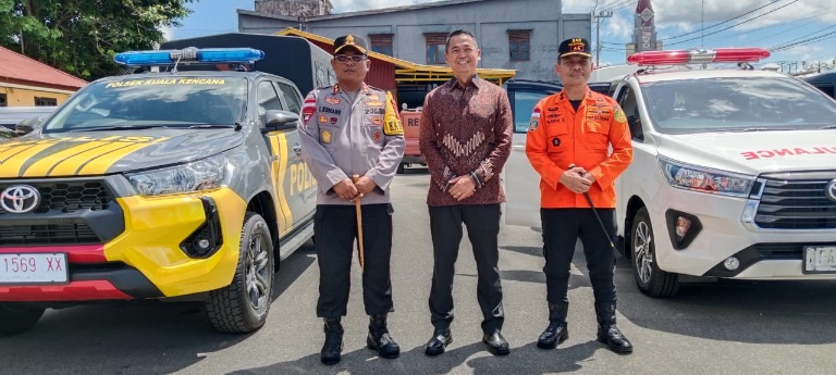 Polres dan SAR Timika Dapat Hibah Kendaraan Operasional