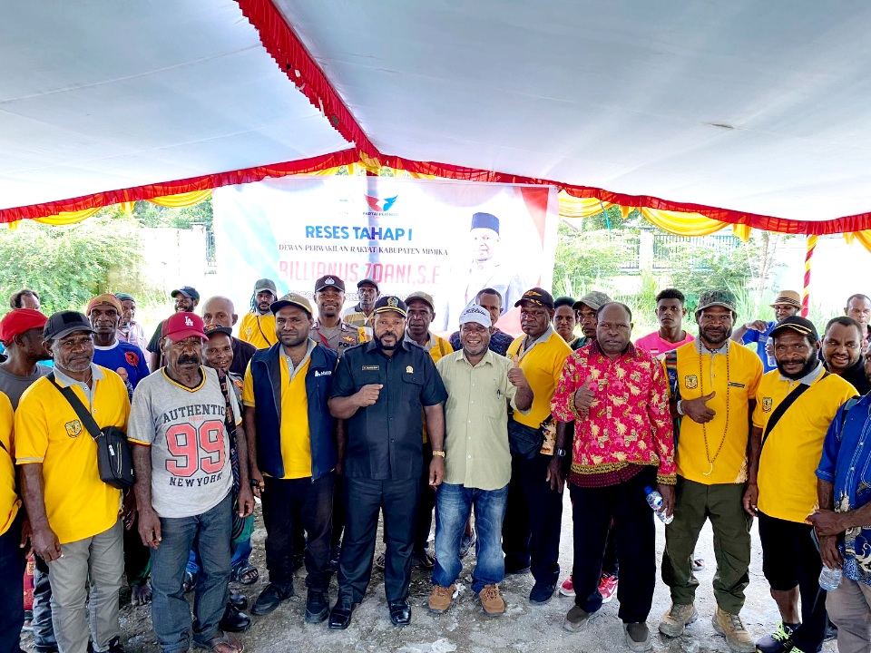 Anggota DPRK Mimika Billianus Zoani Jaring Aspirasi di Kampung Hangaitji pada Reses Tahap I 