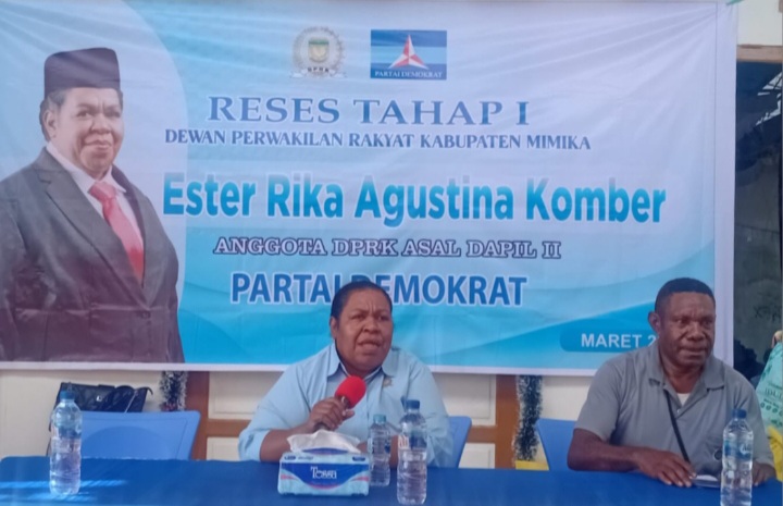 Jaring Aspirasi di Dapil II, Srikandi Demokrat, Ester Komber Langsung Jawab Aspirasi Pemuda, Yang Lain Jadi Catatan!!!