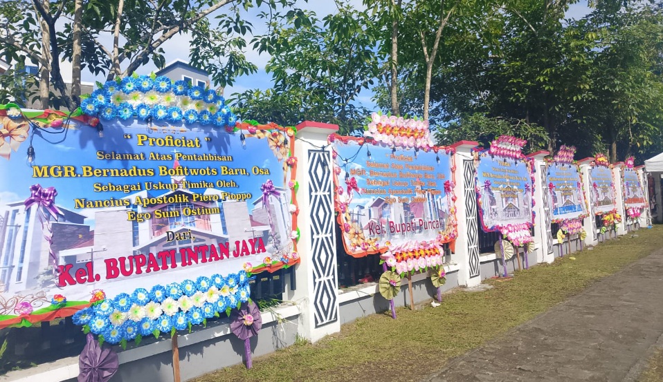 Ucapan Selamat Banjiri Pentahbisan Uskup Keuskupan Timika    