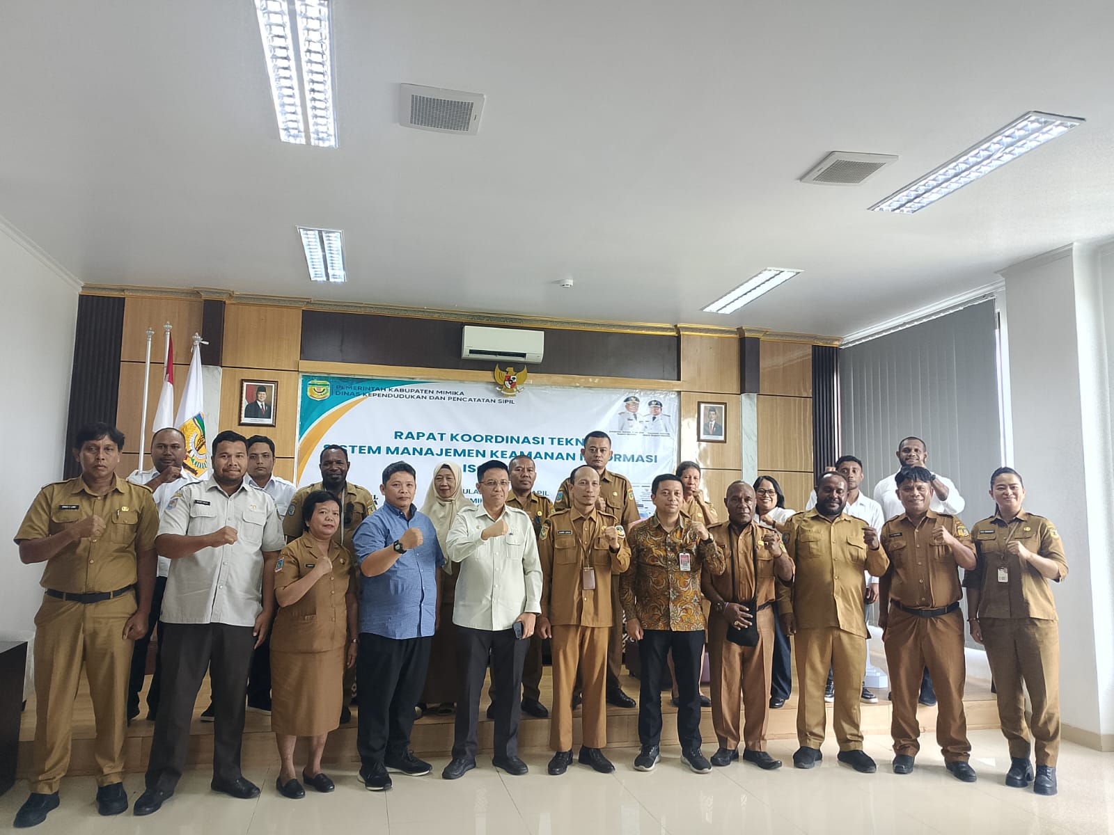 Permudah Layanan Publik, Disdukcapil Gelar Rapat Koordinasi ISO 27002