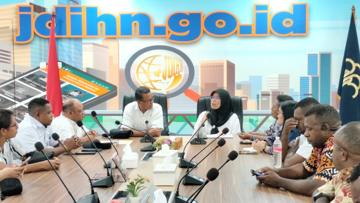 Bimtek JDIH, Tim Sekretariat DPRK Mimika Kunjungi Kantor BPHN Pusat