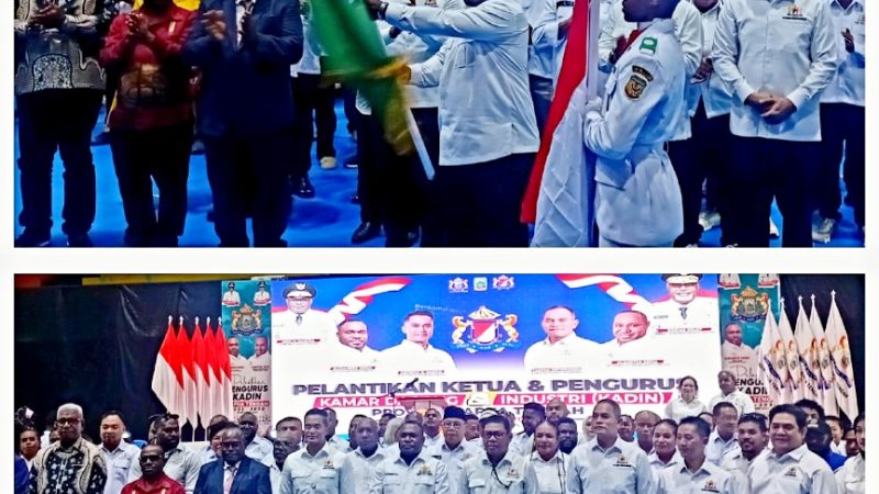 Kadin Indonesia Lantik Pengurus Kadin Papua Tengah, Gubernur Meki Nawipa Dorong Kadin PPT Jadi Penggerak Ekonomi
