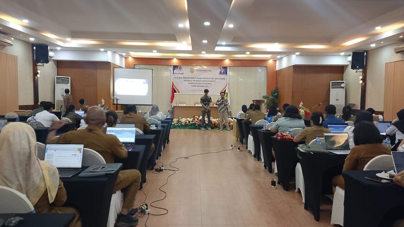 Tingkatkan Efisiensi dan Transparansi, Pemkab Mimika Latih Operator Website MAITUA