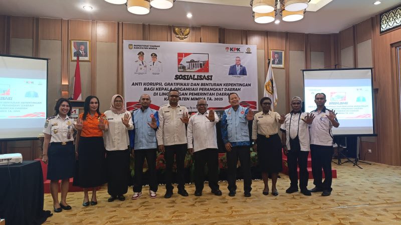 Inspektorat Mimika Sosialisasikan Anti Korupsi dan Gratifikasi