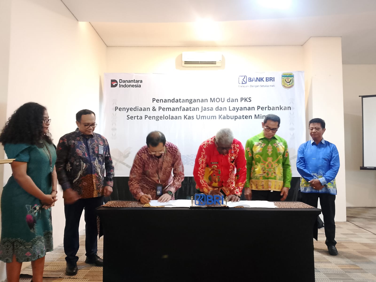 MoU dengan Pemkab Mimika, BRI Diharapkan Hadirkan Layanan Hingga ke Pelosok