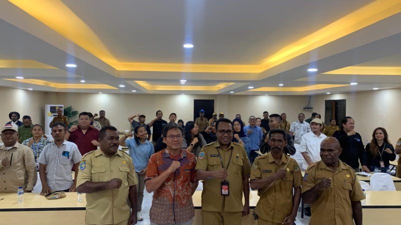 Diskominfo Mimika Gelar Sosialisasi Permenkominfo No. 4/2024 untuk Perkuat Sinergi dengan Media