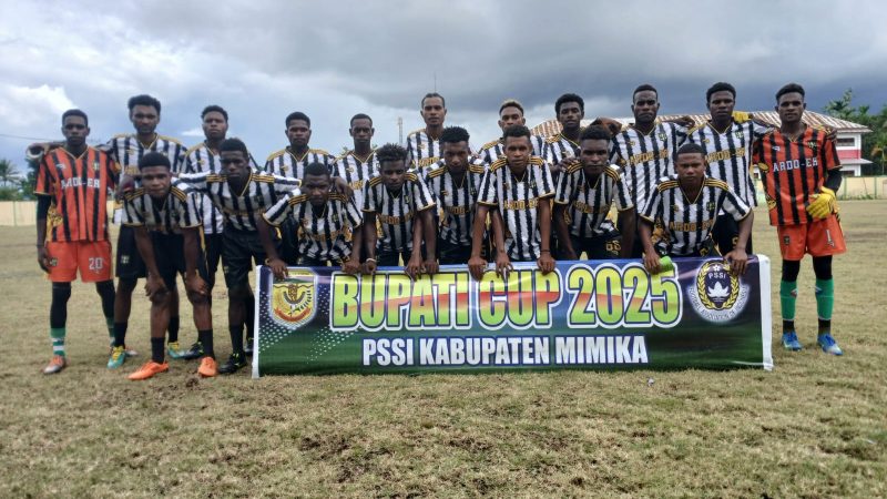 PERSIKO Kokonao FC Menang Tipis 1-0 Atas Utikini Baru FC di Stadion Wania Imipi SP I