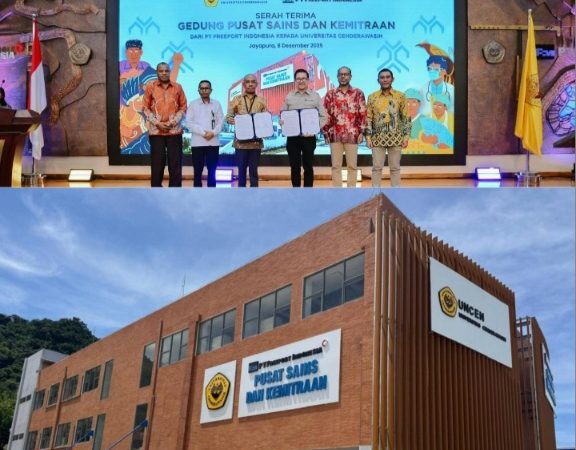 Freeport Serahkan Gedung Sains & Kemitraan UNCEN, Perkuat Riset & Pembelajaran di Papua