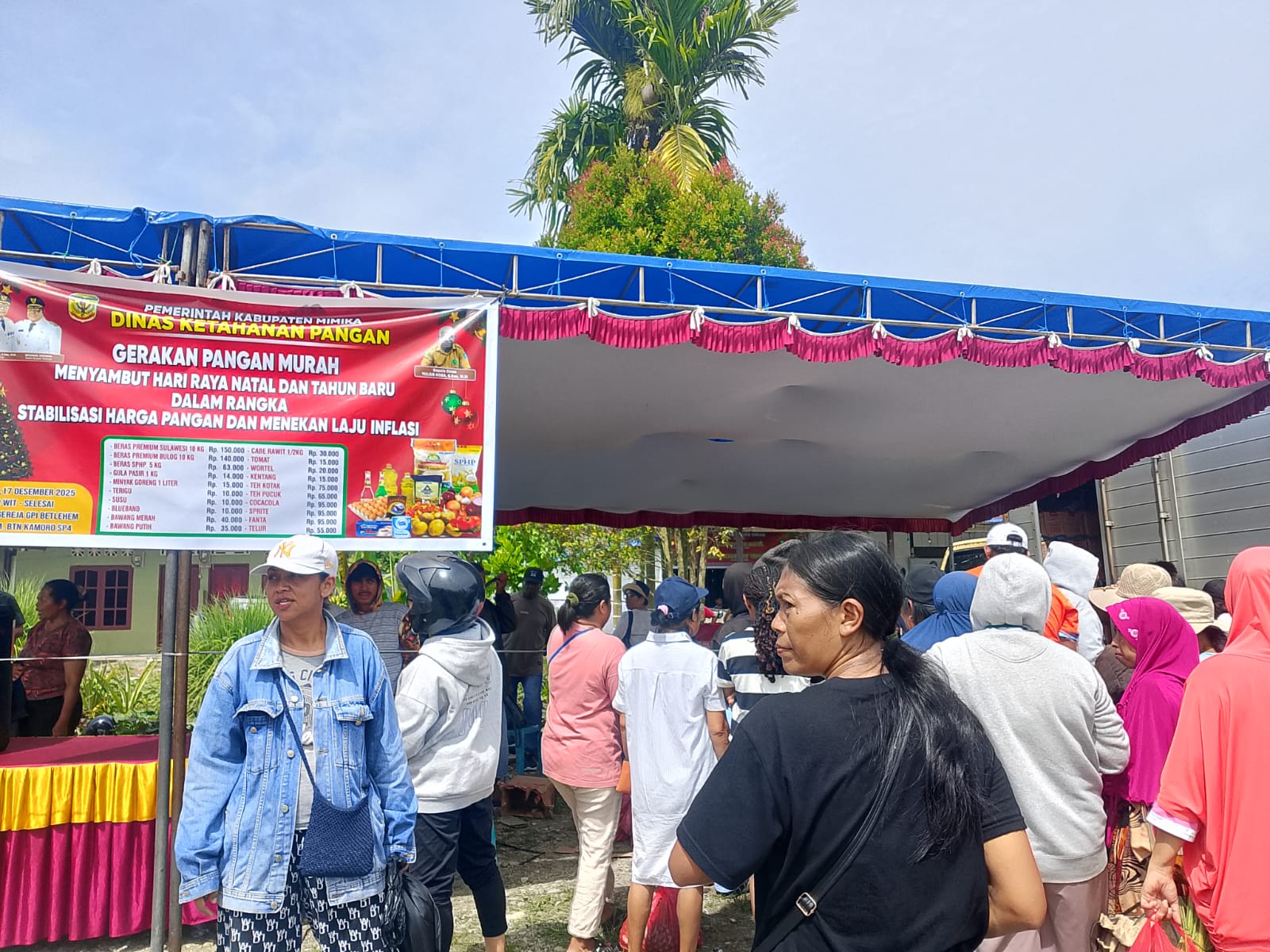 Harga Lebih Murah dari Pasar, GPM Pemkab Mimika Jadi Andalan Warga