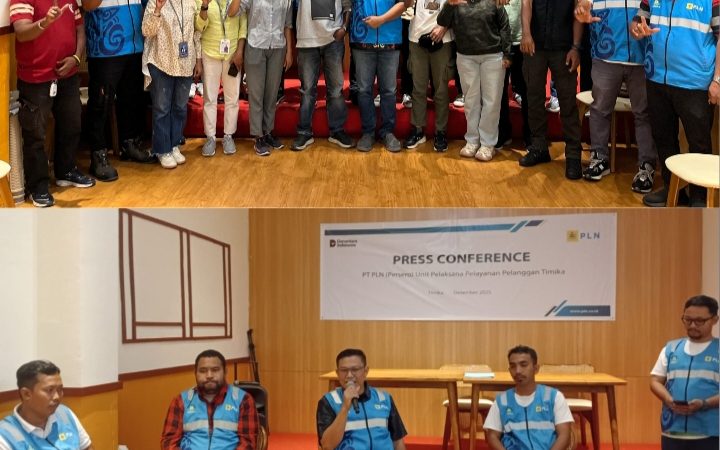 PLN UP3 Timika Siagakan Sistem Kelistrikan Jelang Nataru