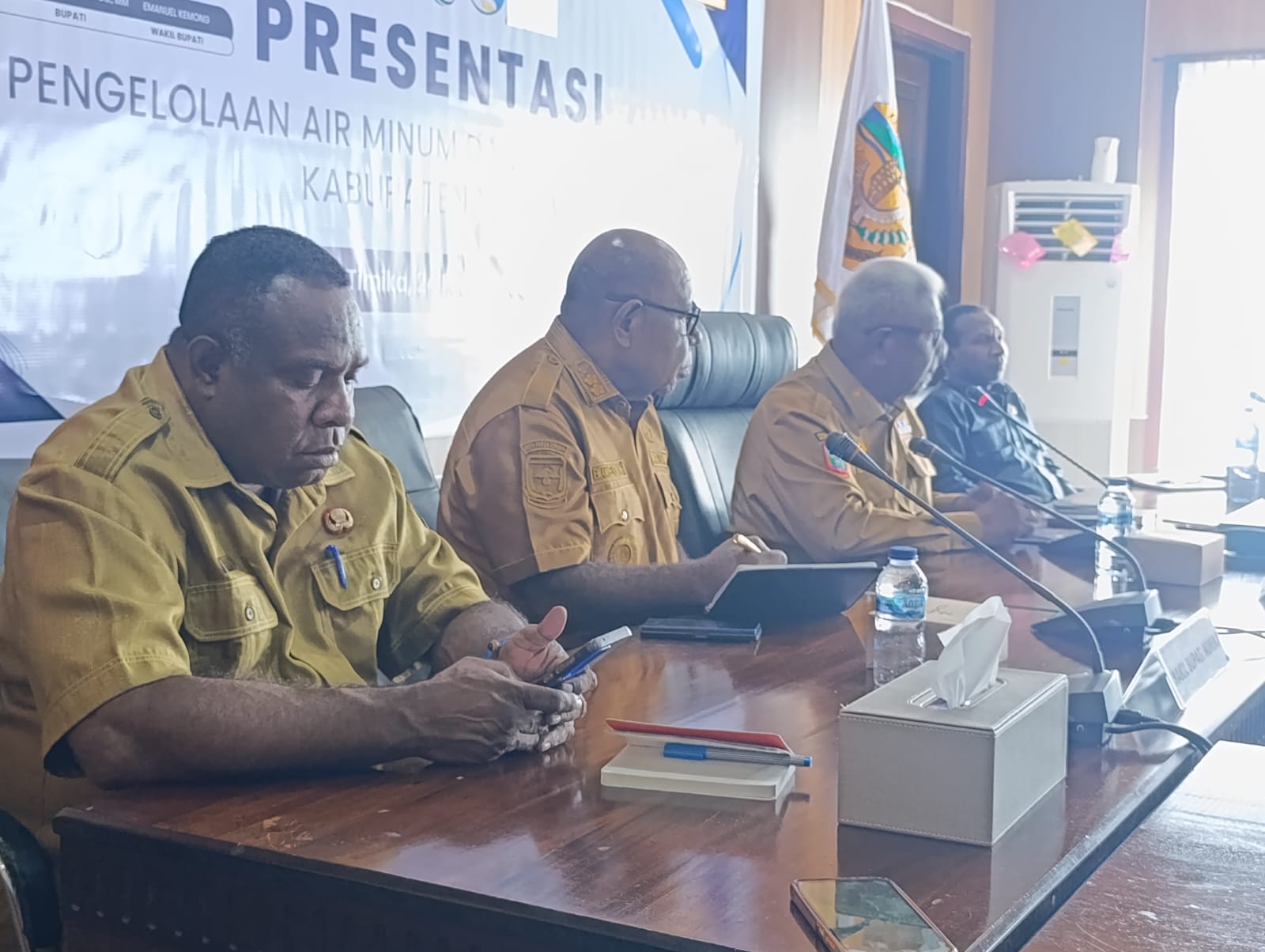 Bahas Pengelolaan Air Bersih, Pemkab Mimika Hadirkan Pihak Swasta Profesional