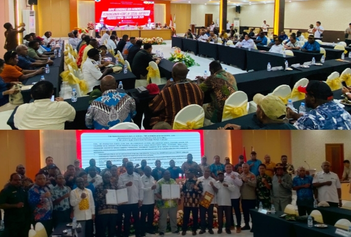 Merawat Kebersamaan, Pemprov Papua Tengah dan Tiga Kabupaten Bersinergi Wujudkan Kapiraya Damai