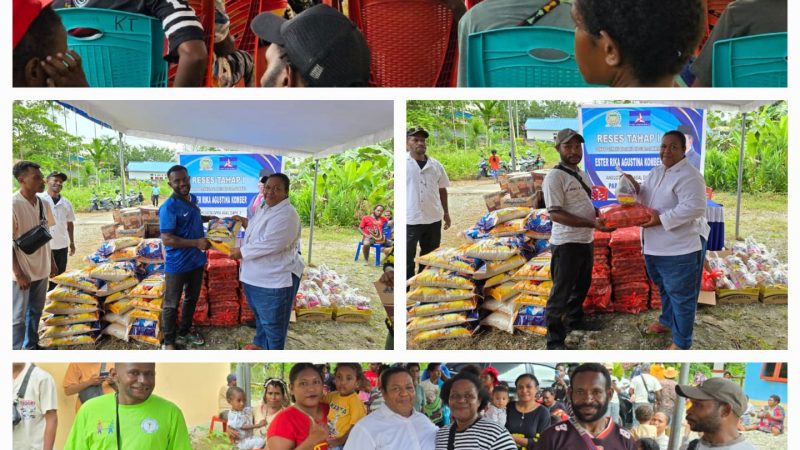 Debu dari Truk Galian C –  Rumah Layak Huni Hingga Penerangan Jadi Keluhan Warga Saat Reses di Jalan Kasih Timika Indah