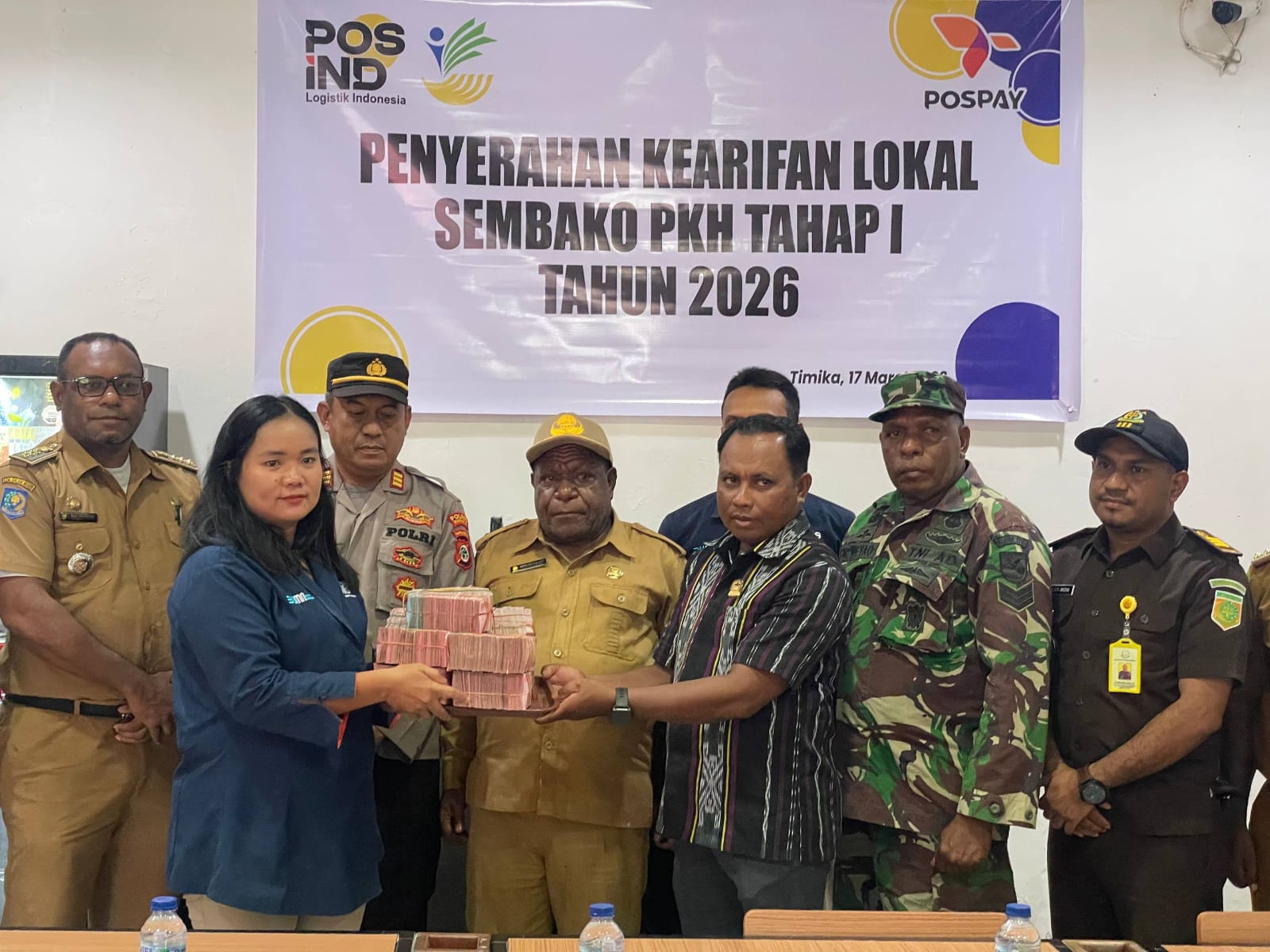 Kantor Pos Mimika Salurkan Bantuan PKH Tahap I, Jangkau 11 Distrik di Pesisir dan Pegunungan