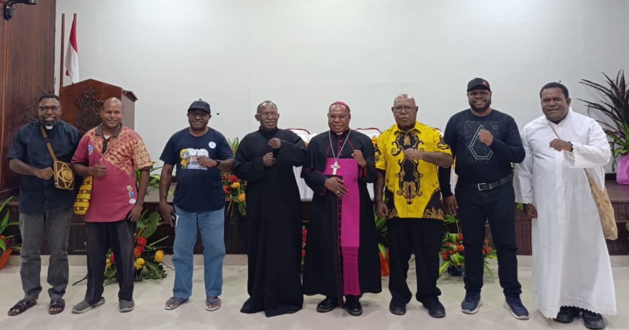 Keuskupan Timika Bangun Wisma Unio, Perkuat Solidaritas dan Pelayanan Imam di Mimika