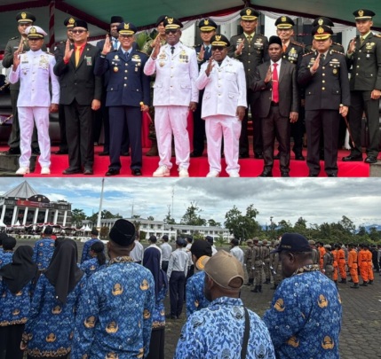Upacara Peringatan Hari Lahir Pancasila di Mimika Berlangsung Khidmat