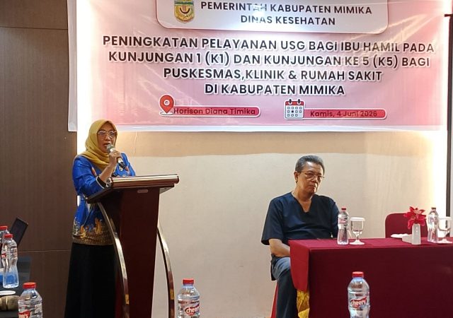 Dinkes Mimika Perkuat Kompetensi USG Dokter untuk Tekan AKI dan AKB