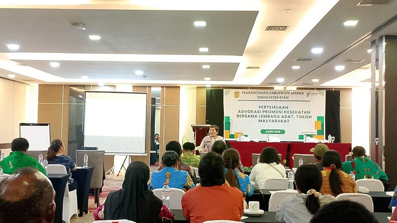 Dinkes Mimika Gandeng Tokoh Masyarakat Dorong PHBS, Tekan Malaria hingga Stunting