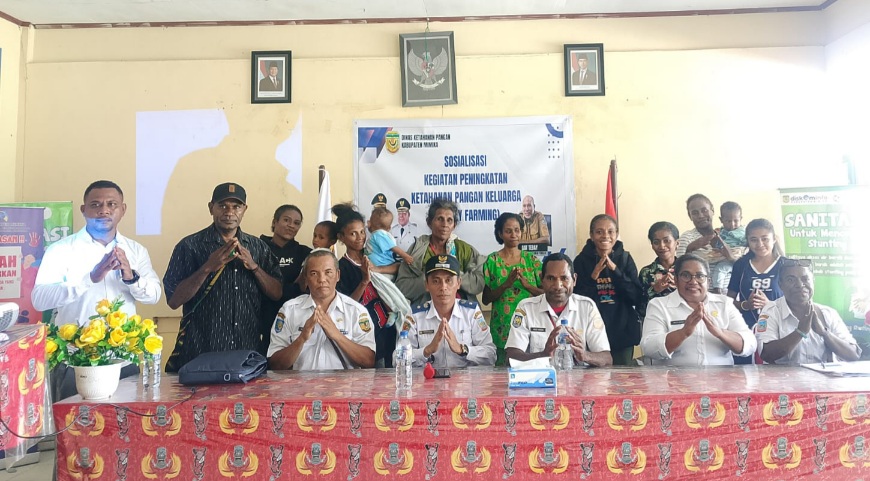 DKP Mimika Kembali Gulirkan Program ‘Family Farming” untuk Perkuat Ketahanan Pangan dan Tekan Stunting