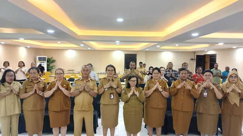 Tangani Anak Terlantar, Dinsos Mimika Perkuat Sinergi Lintas Sektor