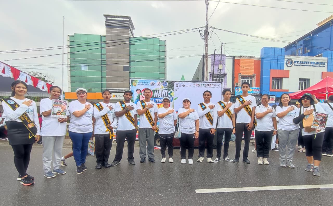 Dinkes Mimika Gencarkan Edukasi Bahaya Rokok Lewat CFD, Dorong Kepatuhan Kawasan Tanpa Rokok