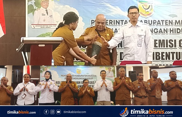 DLH Mimika Perkuat Inventarisasi Emisi Gas Rumah Kaca Melalui SIGN-SMART