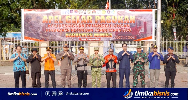 Cegah Ancaman Karhutla di Musim Kemarau, Polres Mimika Tingkatkan Kesiapsiagaan