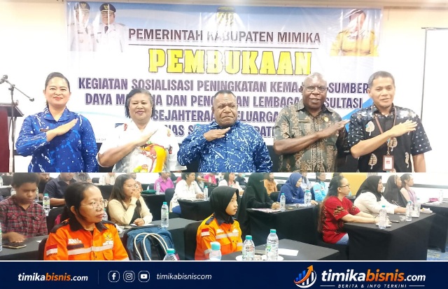 Perkuat Pelayanan Sosial, Pemkab Mimika Tingkatkan Kapasitas LK3