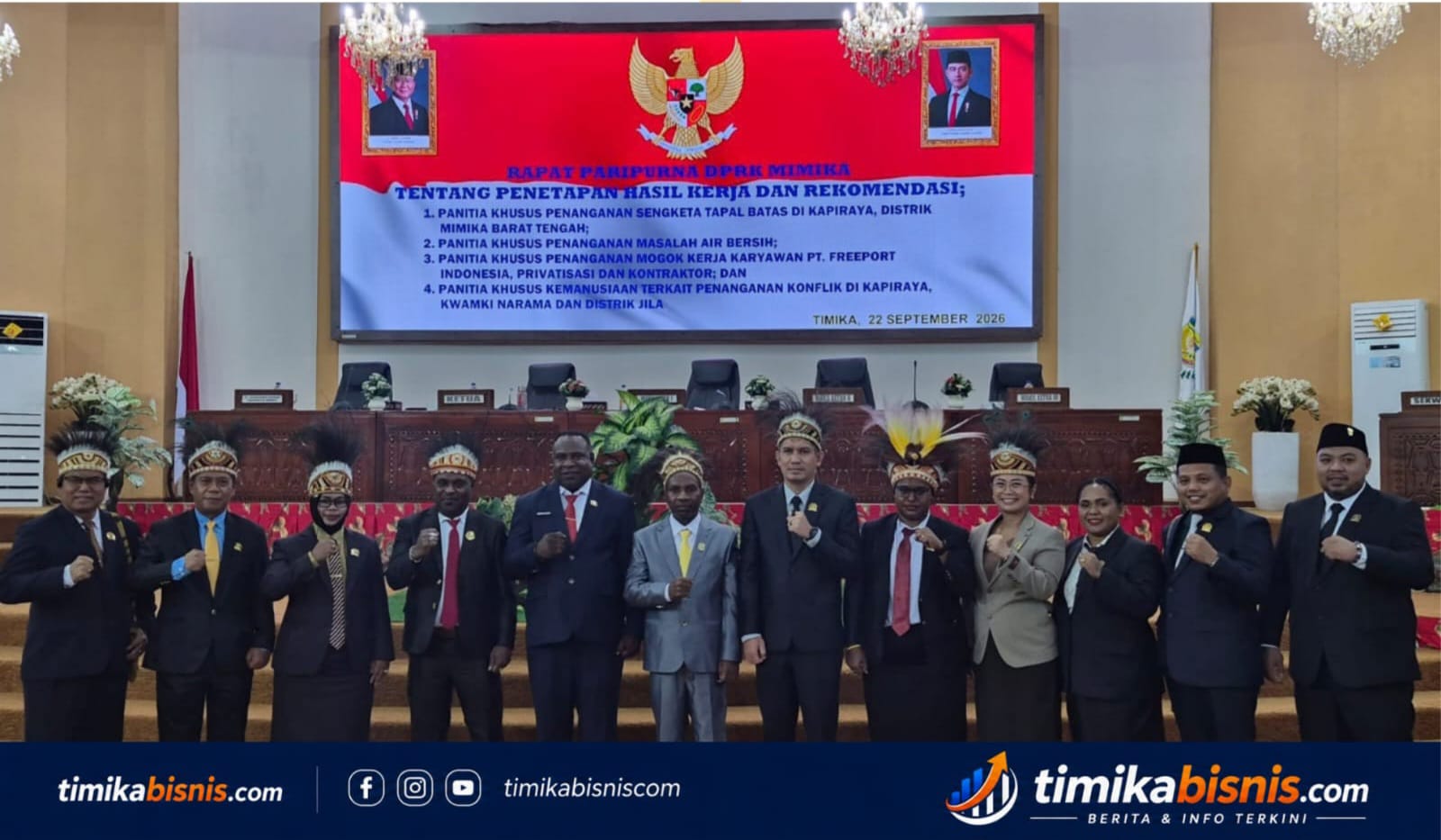 Pansus Tapal Batas DPRK Tegaskan Kapiraya Masuk Wilayah Mimika