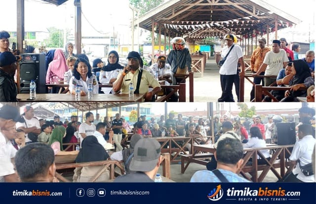 Disperindag Mimika Tanggap Keluhan Pedagang, Portal hingga Masa Depan Pasar Sentral Dibahas