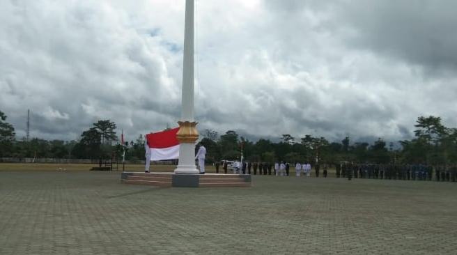 Detik Detik Proklamasi Ditengah Pandemi Covid-19, Digelar Sederhana di Mimika