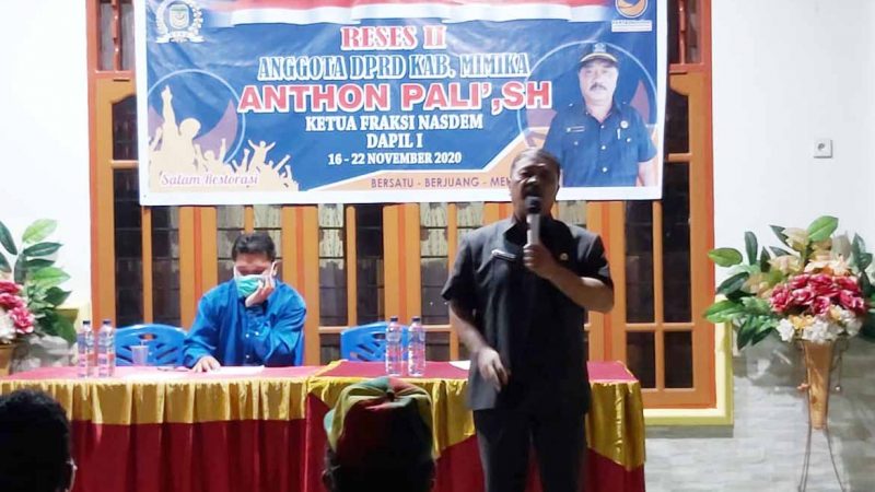 Fraksi Nasdem Dukung Perjuangan Moker Timika