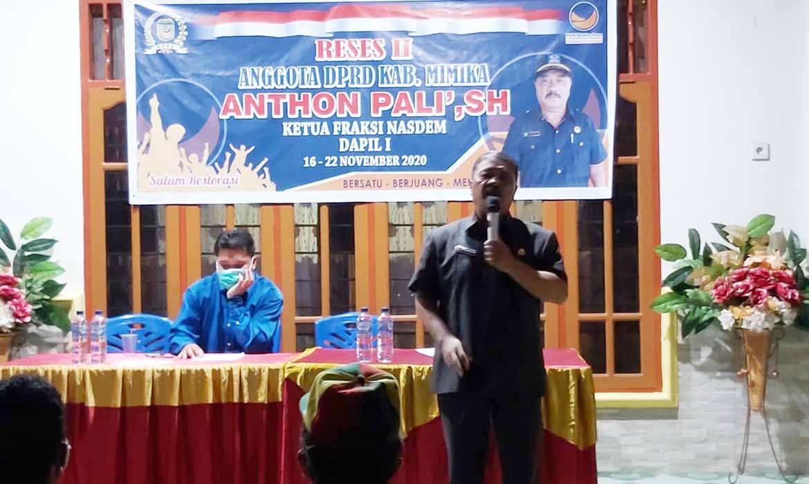 Fraksi Nasdem Dukung Perjuangan Moker Timika