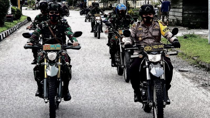 Sinergi TNI-Polri Ciptakan Timika Yang Aman Melalui Patroli Gabungan